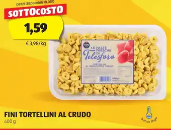 ALDI FINI TORTELLINI AL CRUDO 400 g offerta