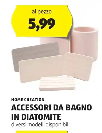 HOME CREATION ACCESSORI DA BAGNO IN DIATOMITE