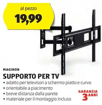 ALDI MAGINON SUPPORTO PER TV offerta