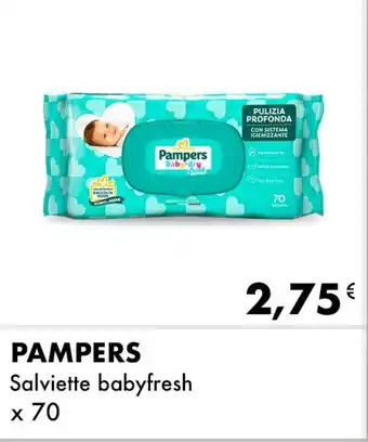 Iper Tosano PAMPERS Salviette babyfresh x 70 offerta