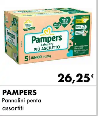 Iper Tosano PAMPERS Pannolini penta assortiti offerta