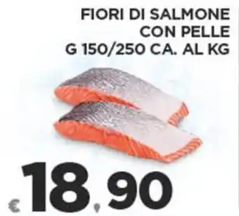 FIORI DI SALMONE CON PELLE G 150/250 CA.