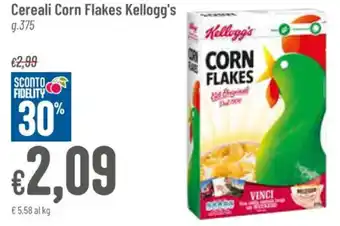 Pan Cereali Corn Flakes Kellogg's g 375 offerta