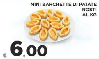 Deco Superfreddo MINI BARCHETTE DI PATATE ROSTI offerta