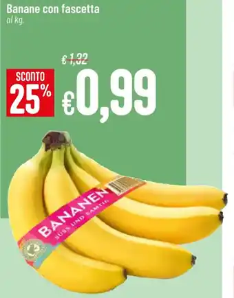 Pan Banane con fascetta offerta
