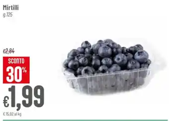 Pan Mirtilli g 125 offerta