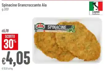 Pan Spinacine Grancroccante Aia g.300 offerta