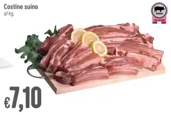 Pan Costine suino al kg. offerta