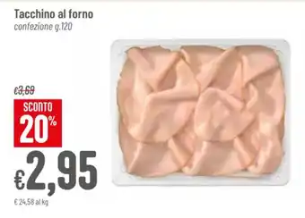 Tacchino al forno confezione g.120
