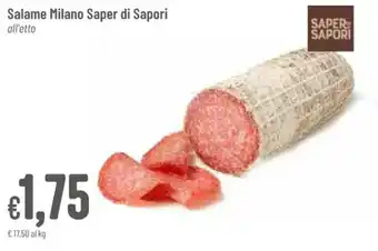Pan Salame Milano Saper di Sapori offerta