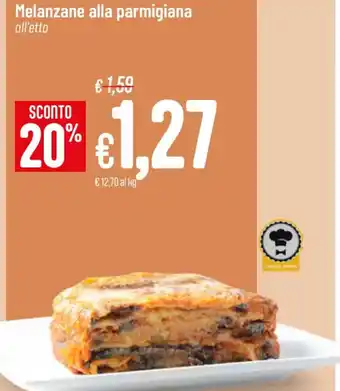 Pan Melanzane alla parmigiana offerta
