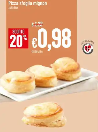 Pan Pizza sfoglia mignon offerta
