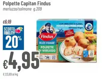 Pan Polpette Capitan Findus merluzzo/salmone g.209 offerta