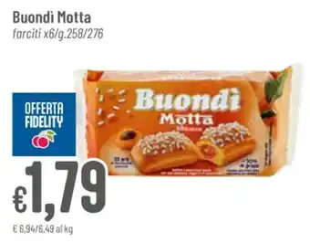 Pan Buondì Motta farciti x6/g.258/276 offerta