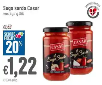 Pan Sugo sardo Casar vari tipi g.190 offerta