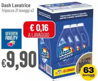 Dash Lavatrice Tripacco 21 lavaggi x3