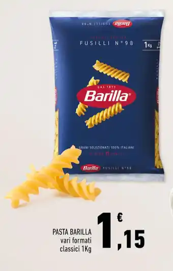 Conad PASTA BARILLA vari formati classici 1Kg offerta
