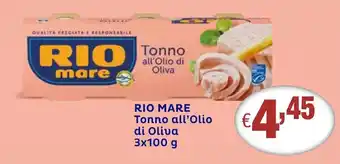 IperFamila RIO MARE Tonno all'Olio di Oliva 3x100 g offerta
