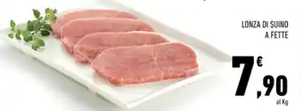 Conad LONZA DI SUINO A FETTE offerta