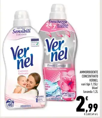 Conad AMMORBIDENTE CONCENTRATO VERNEL vari tipi 1,15L/ blue/ lavanda 1,2L offerta