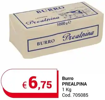 Centro Cash Burro PREALPINA 1 Kg offerta