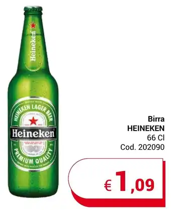 Centro Cash Birra HEINEKEN 66 Cl offerta