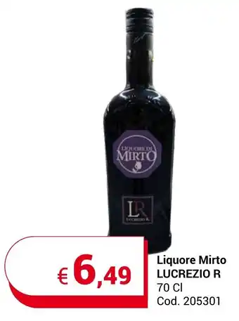 Centro Cash Liquore Mirto LUCREZIO R 70 CI offerta