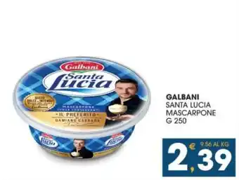 SeBón Supermercati GALBANI SANTA LUCIA MASCARPONE G 250 offerta