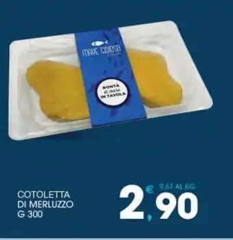 SeBón Supermercati COTOLETTA DI MERLUZZO G 300 offerta