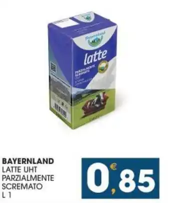 BAYERNLAND LATTE UHT PARZIALMENTE SCREMATO L 1