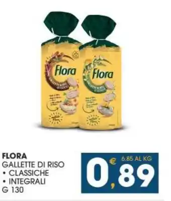 SeBón Supermercati FLORA GALLETTE DI RISO G 130 offerta