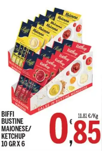 BIFFI BUSTINE MAIONESE/ KETCHUP 10 GRX 6