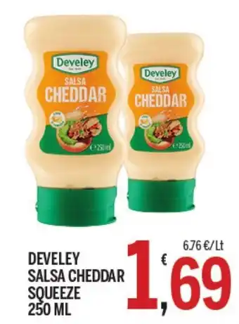 DEVELEY SALSA CHEDDAR SQUEEZE 250 ML