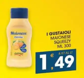 SeBón Supermercati I GUSTAIOLI MAIONESE SQUEEZY ML 300 offerta