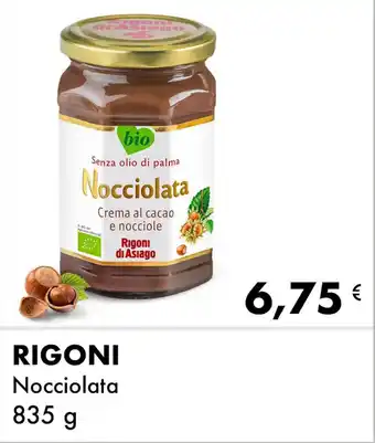 Iper Tosano RIGONI Nocciolata 835 g offerta