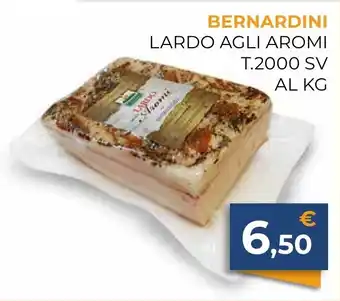 BERNARDINI LARDO AGLI AROMI T.2000 SV