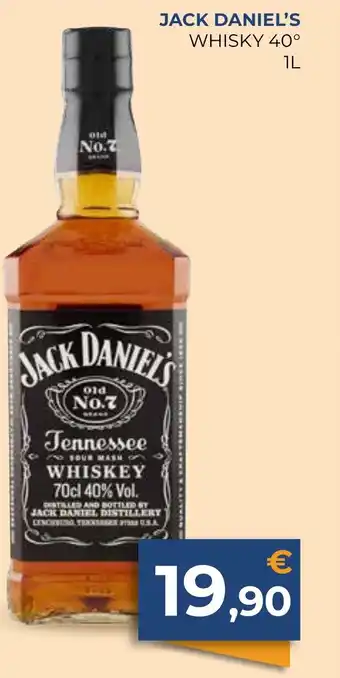 Moderna JACK DANIEL'S WHISKY 40° 1L offerta
