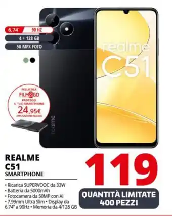 Comet REALME C51 SMARTPHONE offerta