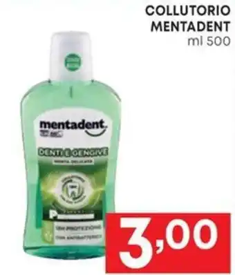 Pam COLLUTORIO MENTADENT ml 500 offerta