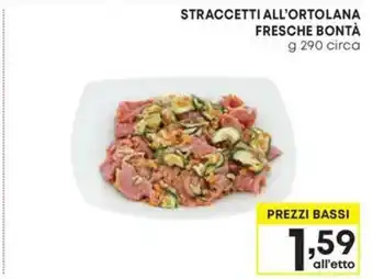 Pam STRACCETTI ALL'ORTOLANA FRESCHE BONTÀ g 290 circa offerta