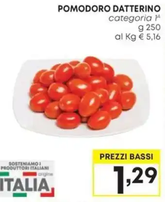 Pam POMODORO DATTERINO g 250 offerta