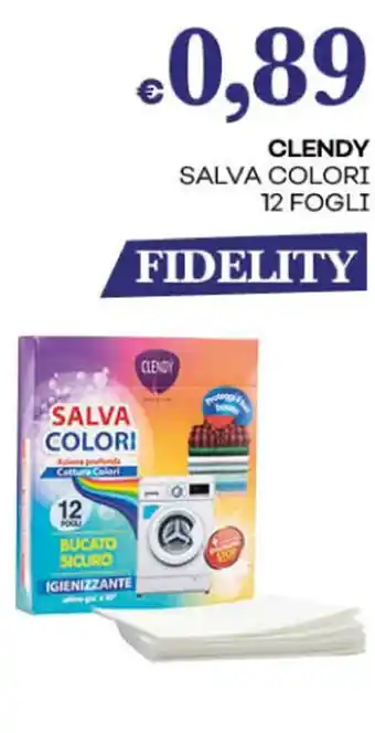 CLENDY SALVA COLORI 12 FOGLI