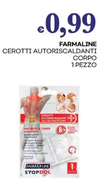 FARMALINE CEROTTI AUTORISCALDANTI CORPO 1 PEZZO
