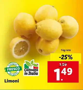 Lidl Limoni offerta