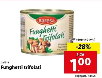 Lidl Baresa Funghetti trifolati offerta