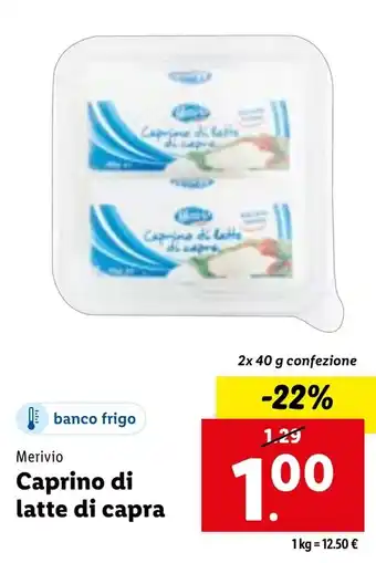 Caprino di latte di capra