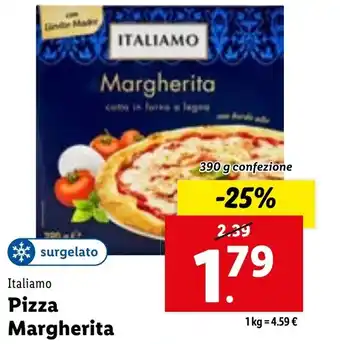 Lidl Italiamo Pizza Margherita offerta