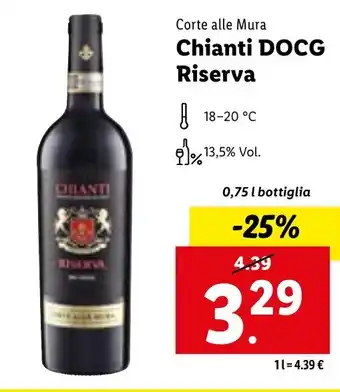 Lidl Corte alle Mura Chianti DOCG Riserva offerta