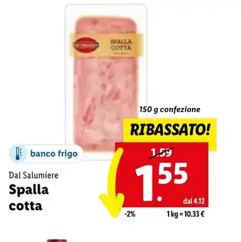 Lidl Dal Salumiere Spalla cotta offerta