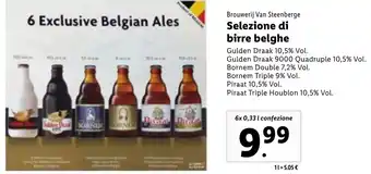 Brouwerij Van Steenberge Selezione di birre belghe 6x 0,33 l confezione